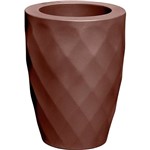 Ficha técnica e caractérísticas do produto Vaso Plástico Safira Cônico 40 Tabaco - Nutriplan