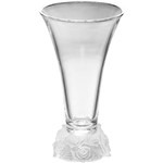 Vaso Rose 35,5cm Cristal Transparente - Bohemia