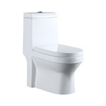 Ficha técnica e caractérísticas do produto Vaso Sanitário com Caixa Acoplada ADM-818 Adamas Toilet Lamar Branco