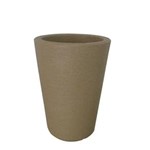 Ficha técnica e caractérísticas do produto Vaso Terra Cone 48X76cm Granito Areia