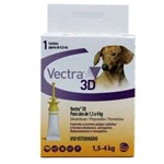 Ficha técnica e caractérísticas do produto Vectra 3D AntiPulgas e Carrapatos Cães 1,5 a 4kg Ceva