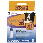 Ficha técnica e caractérísticas do produto Vectra 3d Cães 10 a 25kg 3.6ml Anti-pulgas Ceva 3 Pipetas