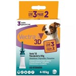 Ficha técnica e caractérísticas do produto Vectra 3d Cães 4 a 10kg 1.6ml Anti-pulgas Ceva 3 Pipetas