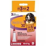 Ficha técnica e caractérísticas do produto Vectra 3d Cães 40 a 67kg 8.0ml Anti-pulgas Ceva 3 Pipetas