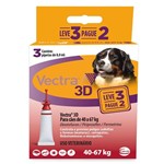 Ficha técnica e caractérísticas do produto Vectra 3D Cães 40 a 67kg 3 Pipetas Anti-pulgas Ceva