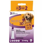 Ficha técnica e caractérísticas do produto Vectra 3d Cães 25 a 40kg 4.7ml Anti-pulgas Ceva 3 Pipetas