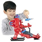 Ficha técnica e caractérísticas do produto Veículo Spider Man Hasbro com Helicóptero