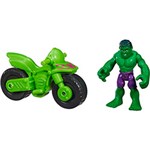 Veículo Super Hero Adventure Playskool Hulk e Moto - Hasbro