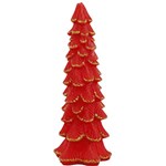 Ficha técnica e caractérísticas do produto Vela Árvore de Natal Christmas Traditions 29,5 Cm - Vermelha