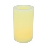 Ficha técnica e caractérísticas do produto Vela Led Decorativa 15cm Pilha Amarelo-Der/07-7897079073645