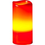 Ficha técnica e caractérísticas do produto Vela Vermelha LED - Luz Amarela - Christmas Traditions
