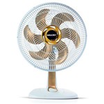 Ficha técnica e caractérísticas do produto Ventilador 40CM TS40+ Branco e Dourado 126W - Hélice com 6 Pás, , Superpotente, 3 V - Mallory