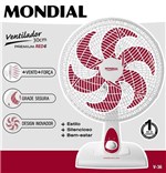 Ventilador 6 Pás Mondial Red Premium V-36 6P