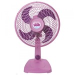 Ficha técnica e caractérísticas do produto Ventilador de Mesa 30cm Mallory Disney Princesas, 3 Níveis de Velocidade, 4 Pás, 42W, 110V - Rosa