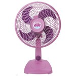 Ventilador de Mesa 30cm Mallory Disney Princesas, 3 Níveis de Velocidade, 4 Pás, 42w, 110v - Rosa