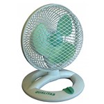 Ficha técnica e caractérísticas do produto Ventilador de Mesa 20cm Q200m Verde e Branco 127v - Qualitas.