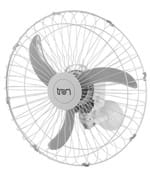 Ficha técnica e caractérísticas do produto Ventilador de Parede Oscilante 60 Cm Bivolt Branco