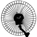 Ficha técnica e caractérísticas do produto Ventilador de Parede Preto Twister Arge - Bivolt