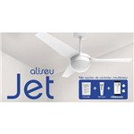 Ventilador de Teto Jet Bluetooth Aliseu, Remoto, 3 Velocidades, Procel do Inmetro