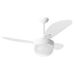 Ventilador de Teto Loren Sid Platun Branco Pás Brancas M2