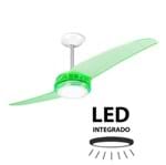 Ficha técnica e caractérísticas do produto Ventilador de Teto Spirit 203 Verde Neon LED - 127V