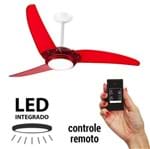 Ficha técnica e caractérísticas do produto Ventilador de Teto Spirit 303 Vermelho LED com Controle Remoto