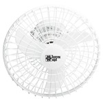Ficha técnica e caractérísticas do produto Ventilador de Teto Turbo Orbital Giro 360 50cm Branco Bivolt Grade Aço Branca - LorenSid