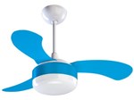 Ventilador de Teto Ventisol Petit 3 Pás - 3 Velocidades Azul