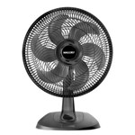 Ventilador TS40+ 40CM Preto 126W 6 Pás 3 Velocidades Silencioso Mallory