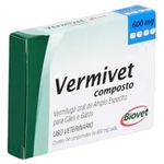 Ficha técnica e caractérísticas do produto Vermífugo Biovet Vermivet Composto 600mg