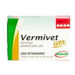 Ficha técnica e caractérísticas do produto Vermífugo Biovet Vermivet Iver para Cães - 4 Comprimidos