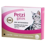 Ficha técnica e caractérísticas do produto VERMÍFUGO Ceva Petzi Plus Para Gatos - 4 Comprimidos