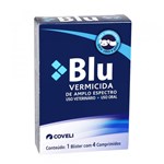 Ficha técnica e caractérísticas do produto Vermífugo Coveli Blu para Cães e Gatos 4 Comprimidos