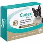Ficha técnica e caractérísticas do produto Vermífugo Giardia Canex Plus 3 Cães 10kg 04 Comprimidos