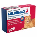 Ficha técnica e caractérísticas do produto Vermífugo Milbemax G Gatos de 2kg a 8kg com 2 Comprimidos - Elanco