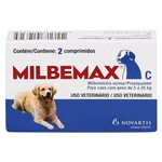 Vermífugo Milbemax Novartis C/ 2 Comprimidos - Cães de 5 a 25kg