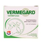 Ficha técnica e caractérísticas do produto Vermífugo Vermegard para Cães e Gatos (4 Comprimidos)