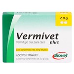 Ficha técnica e caractérísticas do produto Vermífugo Vermivet Plus Biovet 2g C/ 2 Comprimidos