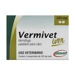 Ficha técnica e caractérísticas do produto Vermivet Iver 330mg para Cães Uso Veterinário com 2 Comprimidos
