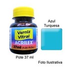 Ficha técnica e caractérísticas do produto Verniz Vitral 501 Azul Turqueza 37ml Acrilex 901084