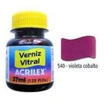 Ficha técnica e caractérísticas do produto Verniz Vitral 540 Violeta Cobalto - Acrilex 991120 - 540 - Violeta Cobalto