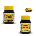Ficha técnica e caractérísticas do produto Verniz Vitral 37ml Amarelo Ouro - Acrilex