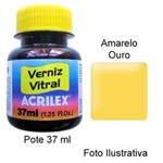 Verniz Vitral Acrilex 037 Ml Amarelo Ouro 08140-505