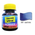 Ficha técnica e caractérísticas do produto Verniz Vitral Acrilex 037 Ml Azul Vivo 08140-597