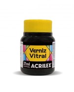 Ficha técnica e caractérísticas do produto Verniz Vitral Acrilex 37ml Cor 520 Preto