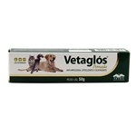 Ficha técnica e caractérísticas do produto Vetaglós 50g Pomada Cicatrizante Cães e Gatos - Vetnil