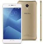 Vi Smartphone Meizu M5 Note 5,5", Octacore, 3gb + 32gb, Dual Sim 4g, Leitor Biométrico - Dourado