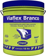 Ficha técnica e caractérísticas do produto Viaflex 18 Kg - Branco - Viapol