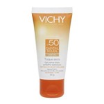 Vichy Capital Soleil Fps50 Gel Protetor Toque Seco com Cor para Peles Oleosas 50g