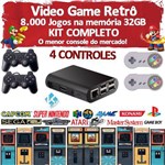 Video Game Retrô 8500 Jogos 32gb 4 Controles - Master Info